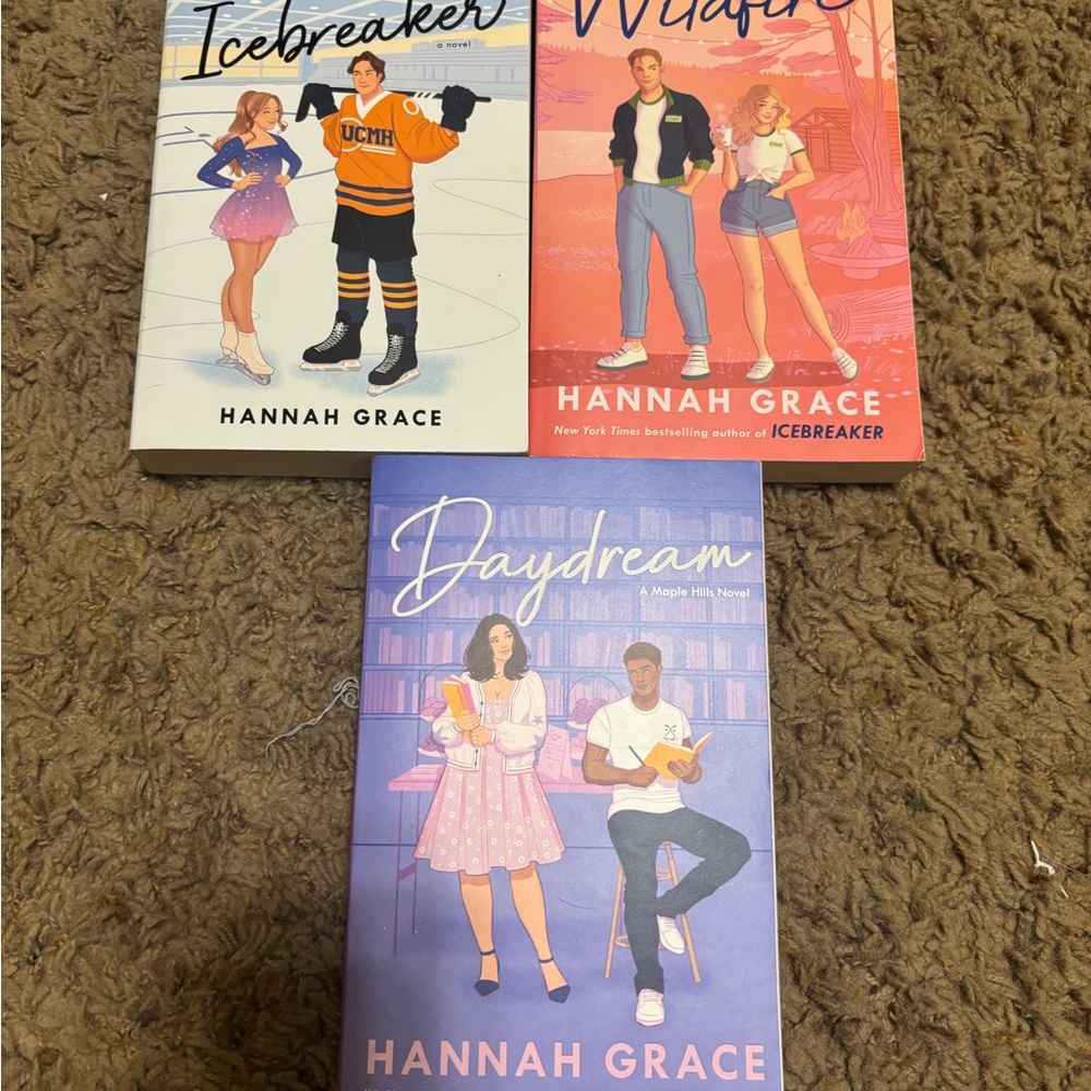 Hannah Grace Book Set - Icebreaker, Wildcat, Daydream